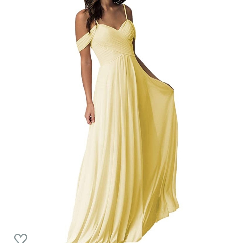 Miao Duo women's off shoulder chiffon dress